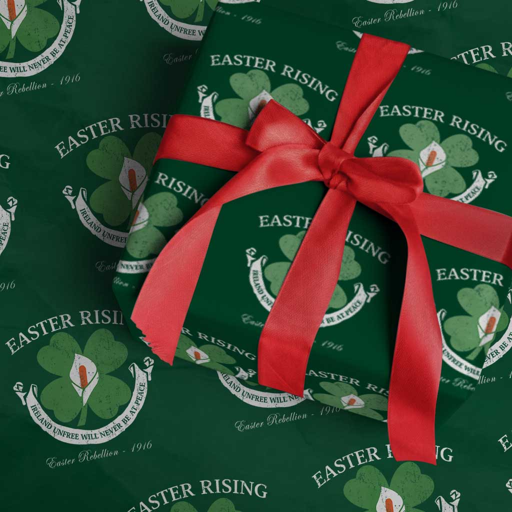 Easter Rising Wrapping Paper Roll Ireland Unfree Will Never Be At Peace 1916 Irish Rebellions