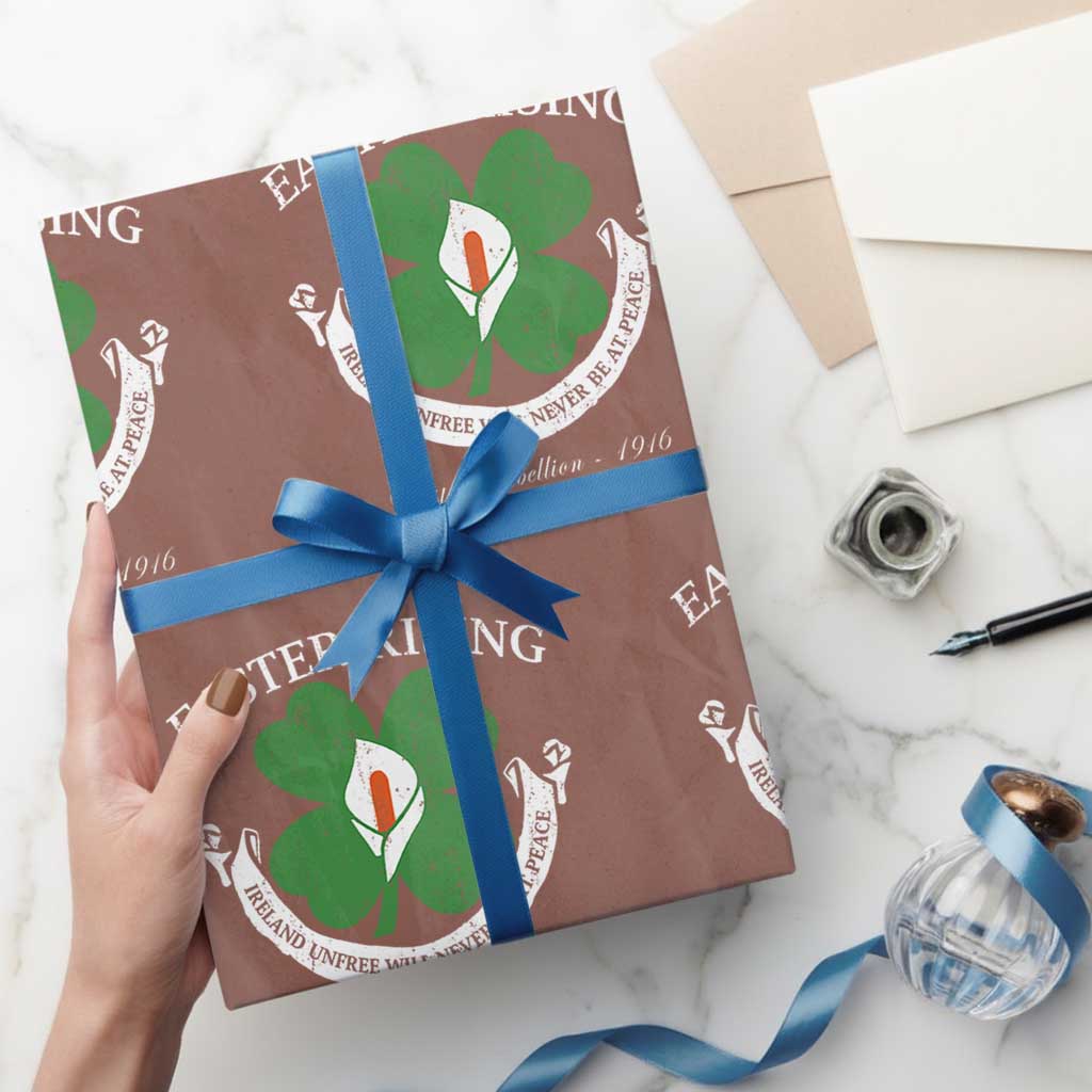 Easter Rising Wrapping Paper Roll Ireland Unfree Will Never Be At Peace 1916 Irish Rebellions