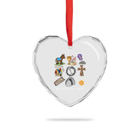Easter Story Heart Crystal Glass Ornament He is Risen Let Me Tell You A Story Christian - Wonder Print Shop