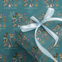 Easter Story Wrapping Paper Roll He is Risen Let Me Tell You A Story Christian