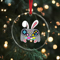 Easter Video Game Crystal Glass Ornament Bunny Eggs Gaming Gamer - Wonder Print Shop