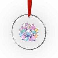 Easter Video Game Crystal Glass Ornament Cute Bunny Eggs Gaming Gamer - Wonder Print Shop