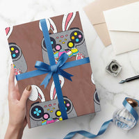 Easter Video Game Wrapping Paper Roll Bunny Eggs Gaming Gamer - Wonder Print Shop