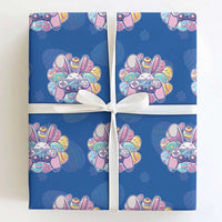 Easter Video Game Wrapping Paper Roll Cute Bunny Eggs Gaming Gamer