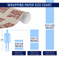 Easy Tiger Mom Wrapping Paper Roll Vintage Boho Distressed Aesthetic Mother's Day Gifts