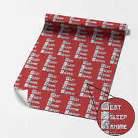 Eat Sleep Anime Repeat Wrapping Paper Roll Japan Otaku Manga Lover