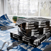 Eat Sleep Anime Repeat Wrapping Paper Roll Japan Otaku Manga Lover