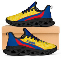 Ecuador 2026 Football Clunky Sneakers La Tri Grunge Curve Stylized - Wonder Print Shop