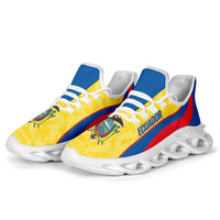 Ecuador 2026 Football Clunky Sneakers La Tri Grunge Curve Stylized - Wonder Print Shop