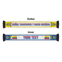 Ecuador 2026 Football Personalized Soccer Scarf Vamos La Tri