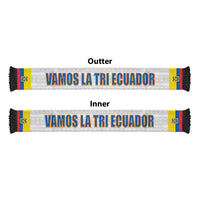 Ecuador 2026 Football Soccer Scarf Vamos La Tri