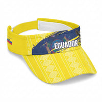 Ecuador 2026 Football Sun Visor Cap Vamos La Tri