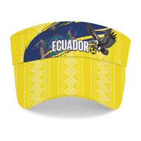 Ecuador 2026 Football Sun Visor Cap Vamos La Tri