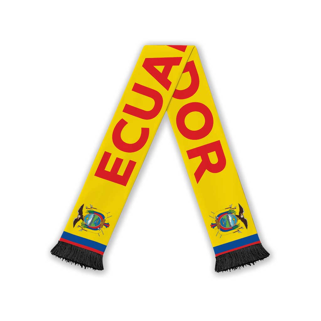 Ecuador Football 2026 Soccer Scarf Flag Style