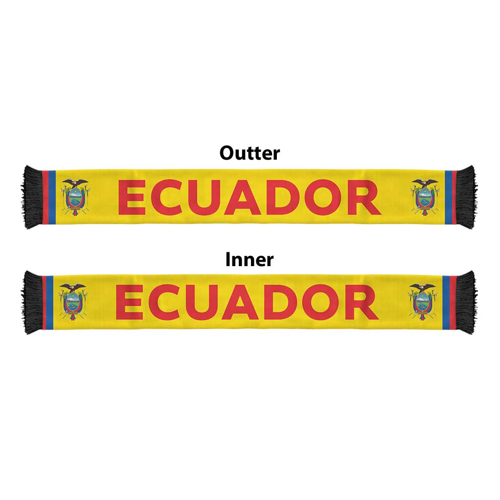 Ecuador Football 2026 Soccer Scarf Flag Style