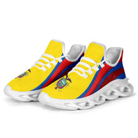 Ecuador Football Clunky Sneakers Flag-Inspired Curve Style