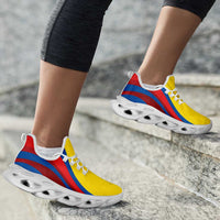 Ecuador Football Clunky Sneakers Flag-Inspired Curve Style