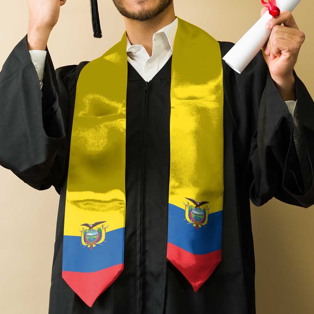 Ecuador Graduation Stole Flag Style