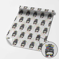 Ecuador Soccer Wrapping Paper Roll Chica Ecuatoriana Pride Game Day Gift