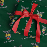 Ecuador Soccer Lover Wrapping Paper Roll Proud Ecuadorian Game Day Gift