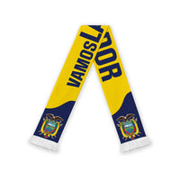 Ecuador World Football 2026 Soccer Scarf National Pride Never Stops