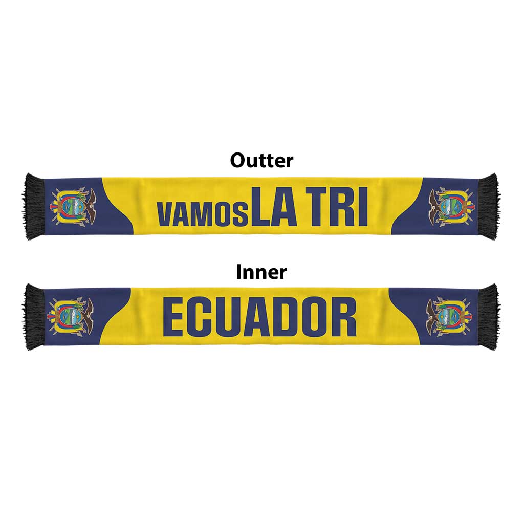 Ecuador World Football 2026 Soccer Scarf National Pride Never Stops