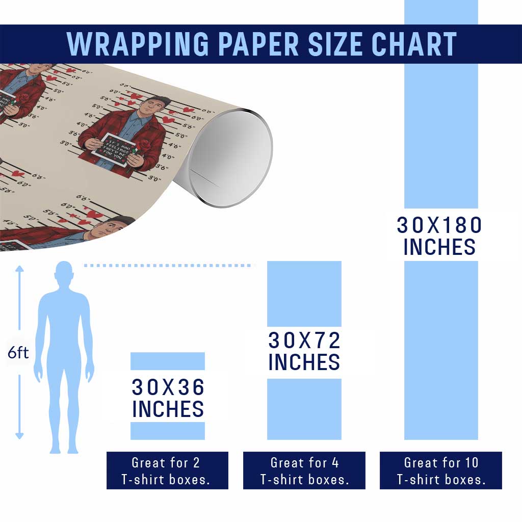 Ed Gein Valentine Meme Wrapping Paper Roll Funny Horror Movie - Wonder Print Shop
