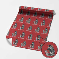 Ed the Zebra Meme Wrapping Paper Roll Funny Viral Animal Escape Internet Humor Fans - Wonder Print Shop