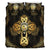 edmonstone-clan-crest-golden-celtic-cross-thistle-style-bedding-set