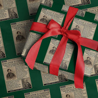 Education Is Freedom Newspaper Wrapping Paper Roll Frederick Douglass Black History Month Gift - Wonder Print Shop