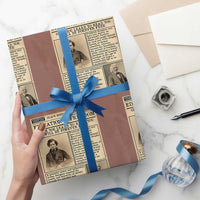 Education Is Freedom Newspaper Wrapping Paper Roll Frederick Douglass Black History Month Gift - Wonder Print Shop