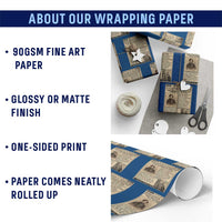 Education Is Freedom Newspaper Wrapping Paper Roll Frederick Douglass Black History Month Gift - Wonder Print Shop