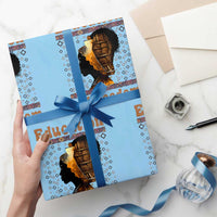 Education Is Freedom Wrapping Paper Roll Black History Women Teacher Gift - Wonder Print Shop