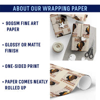 Education Is Freedom Wrapping Paper Roll Black History Women Teacher Gift - Wonder Print Shop