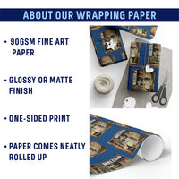 Education Is The Passport To The Future Wrapping Paper Roll Malcolm X Quote - Wonder Print Shop
