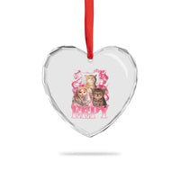 Eepy Sleepy Cats Y2K Bootleg Meme Graphic Heart Crystal Glass Ornament Funny Internet Culture Humor