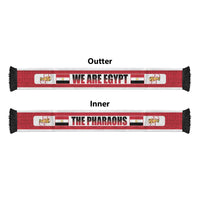 Egypt 2026 Football Soccer Scarf Go Pharaohs Egyptian Pattern