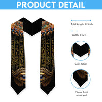 Egypt Eyes Of Horus Graduation Stole with Egyptian Hieroglyphs