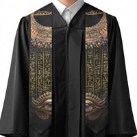 Egypt Eyes Of Horus Graduation Stole with Egyptian Hieroglyphs