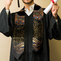 Egypt Eyes Of Horus Graduation Stole with Egyptian Hieroglyphs