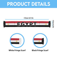 Egypt Football 2026 Soccer Scarf Flag Style