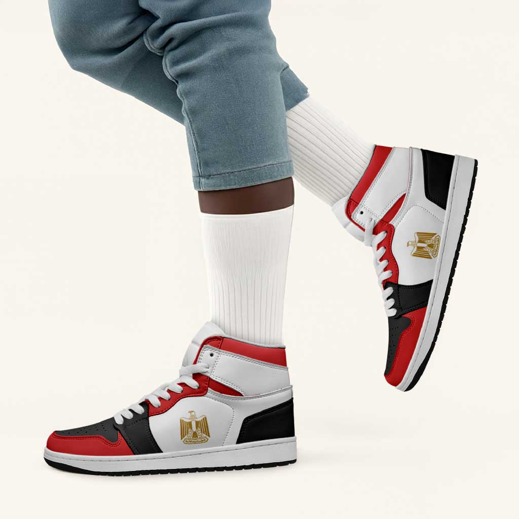 Egypt High Sneakers AJ1 Classic National Flag Style - Wonder Print Shop