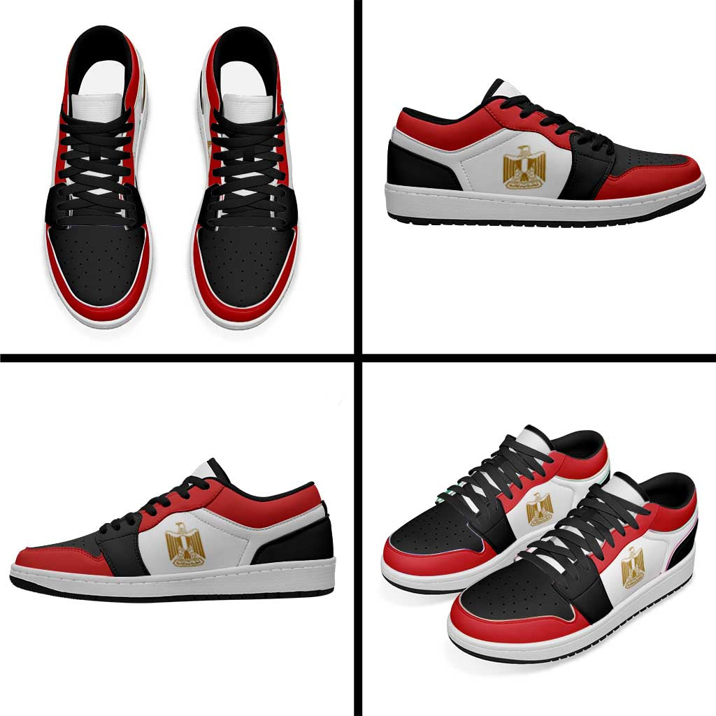Egypt Low Sneakers Classic National Flag Style - Wonder Print Shop