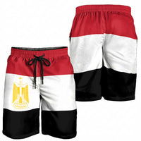 Egypt Shorts for Men National Flag Colors - Wonder Print Shop