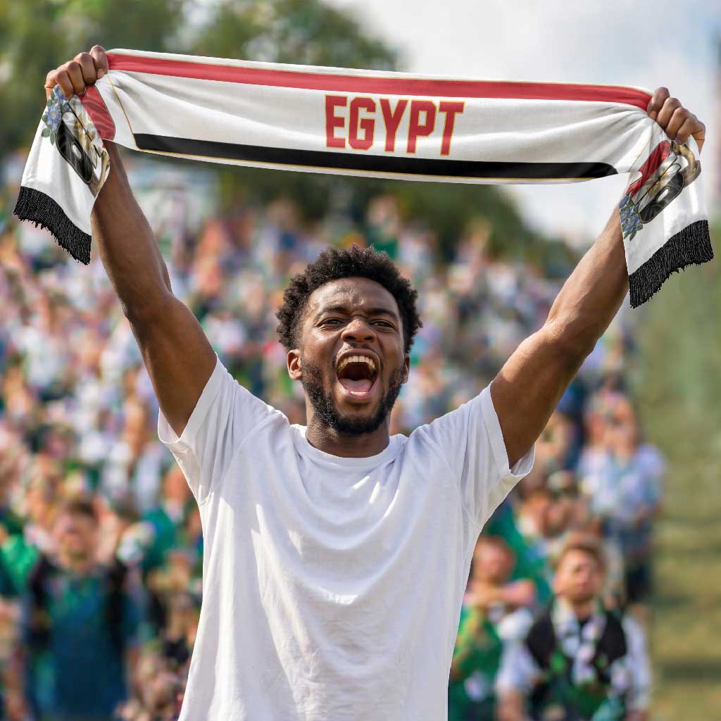 Egypt World Football 2026 Soccer Scarf Hunt Together Win Forever