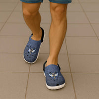 Egyptian Ankh Clogs Shoes Egypt Hieroglyphs Pattern - Wonder Print Shop