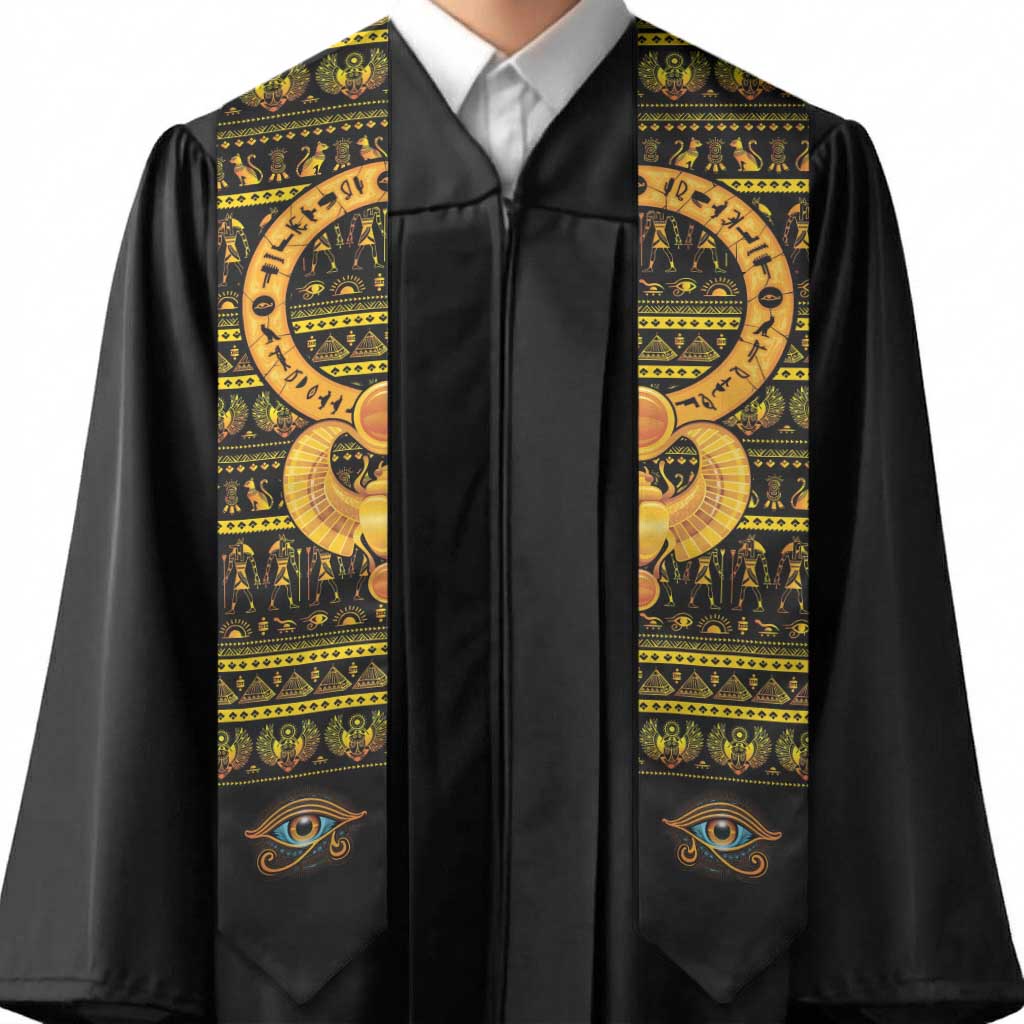 Egyptian God of The Sun Eye of Ra Graduation Stole