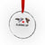 Elbows Up Crystal Glass Ornament Canada Goose Vs Eagle Maple Leaf - Wonder Print Shop