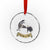 Elbows Up Crystal Glass Ornament Canada Is Not For Sale Goose Vs Eagle - Wonder Print Shop