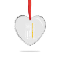 Electrician US Flag Heart Crystal Glass Ornament Tools for Electricians Skull Lightning Graphic